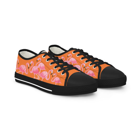 Pink Flamingo Low Tops - Men's Light Orange