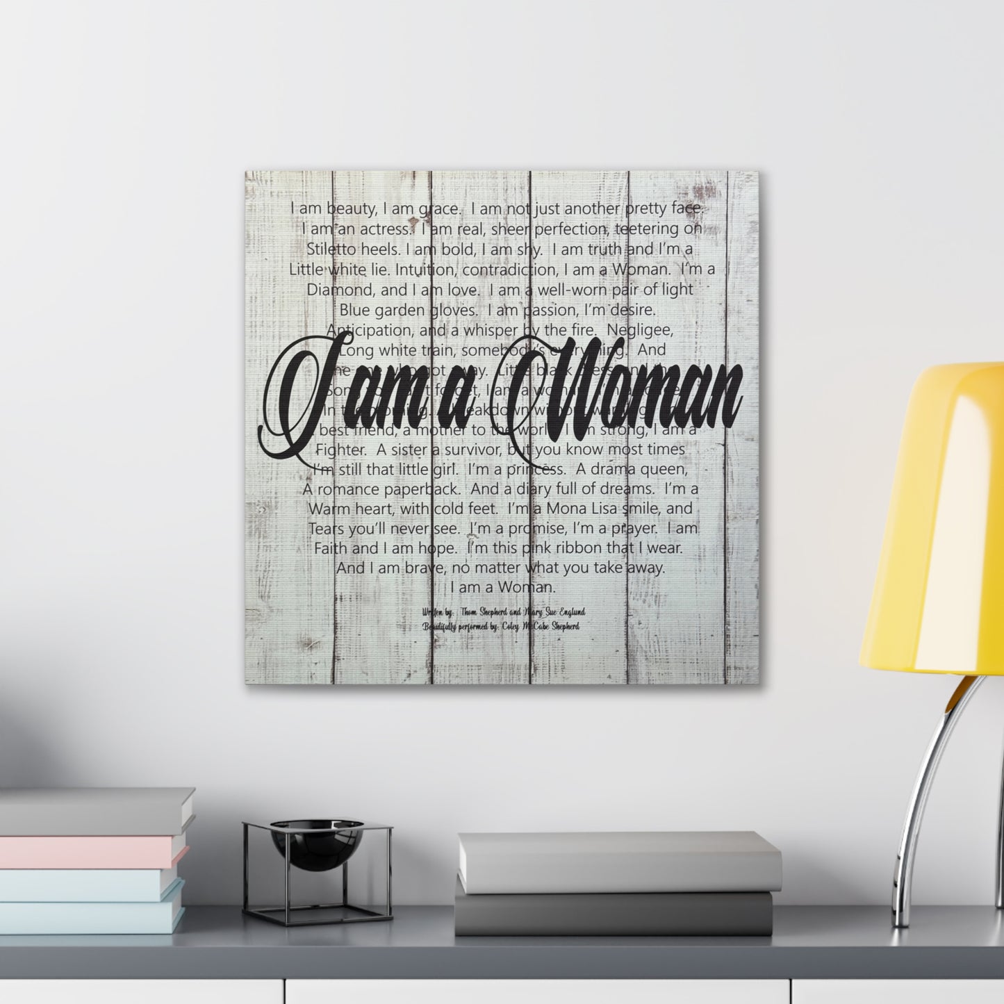 I Am a Woman Canvas Wall Art