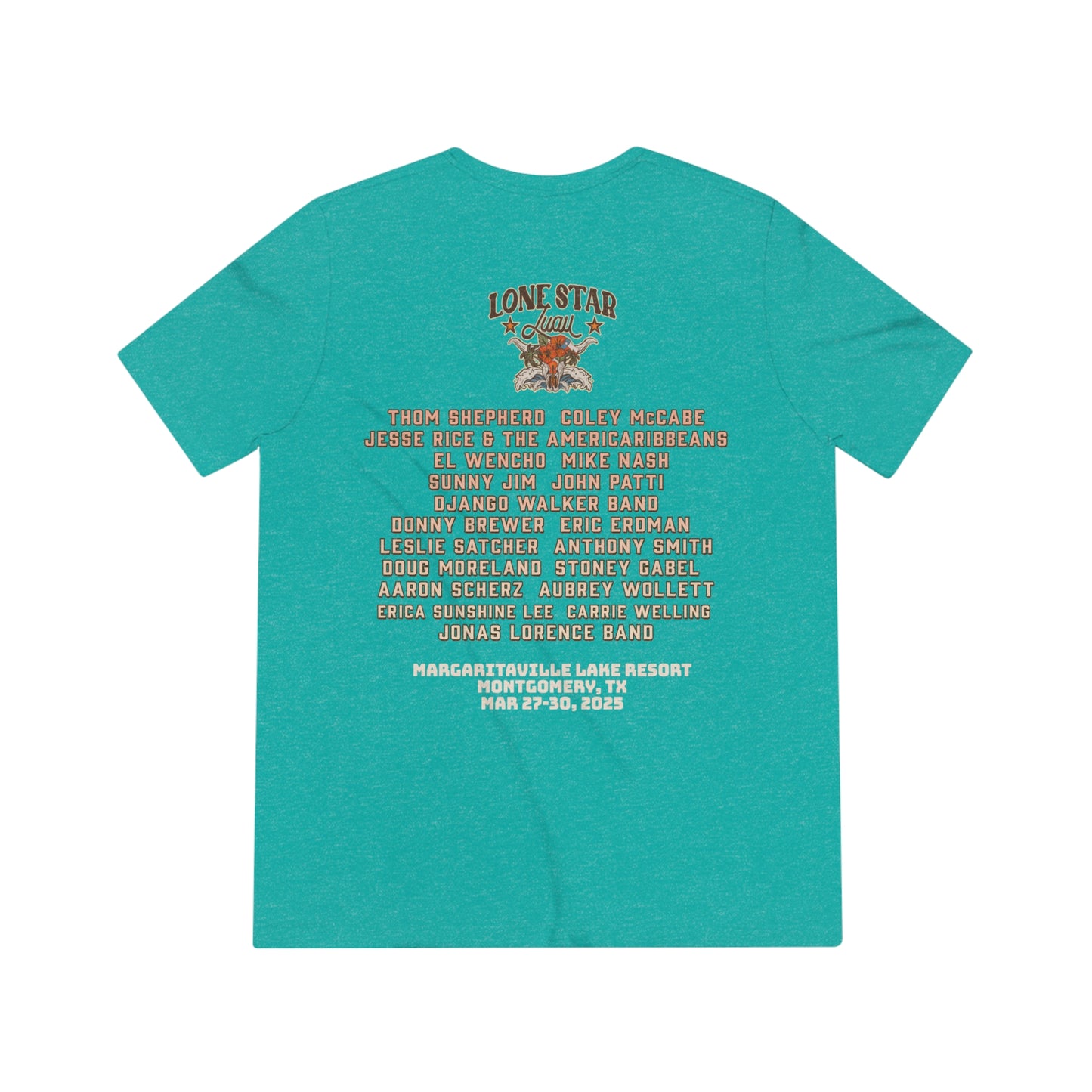 Lone Star Luau 8 Unisex Triblend Tee