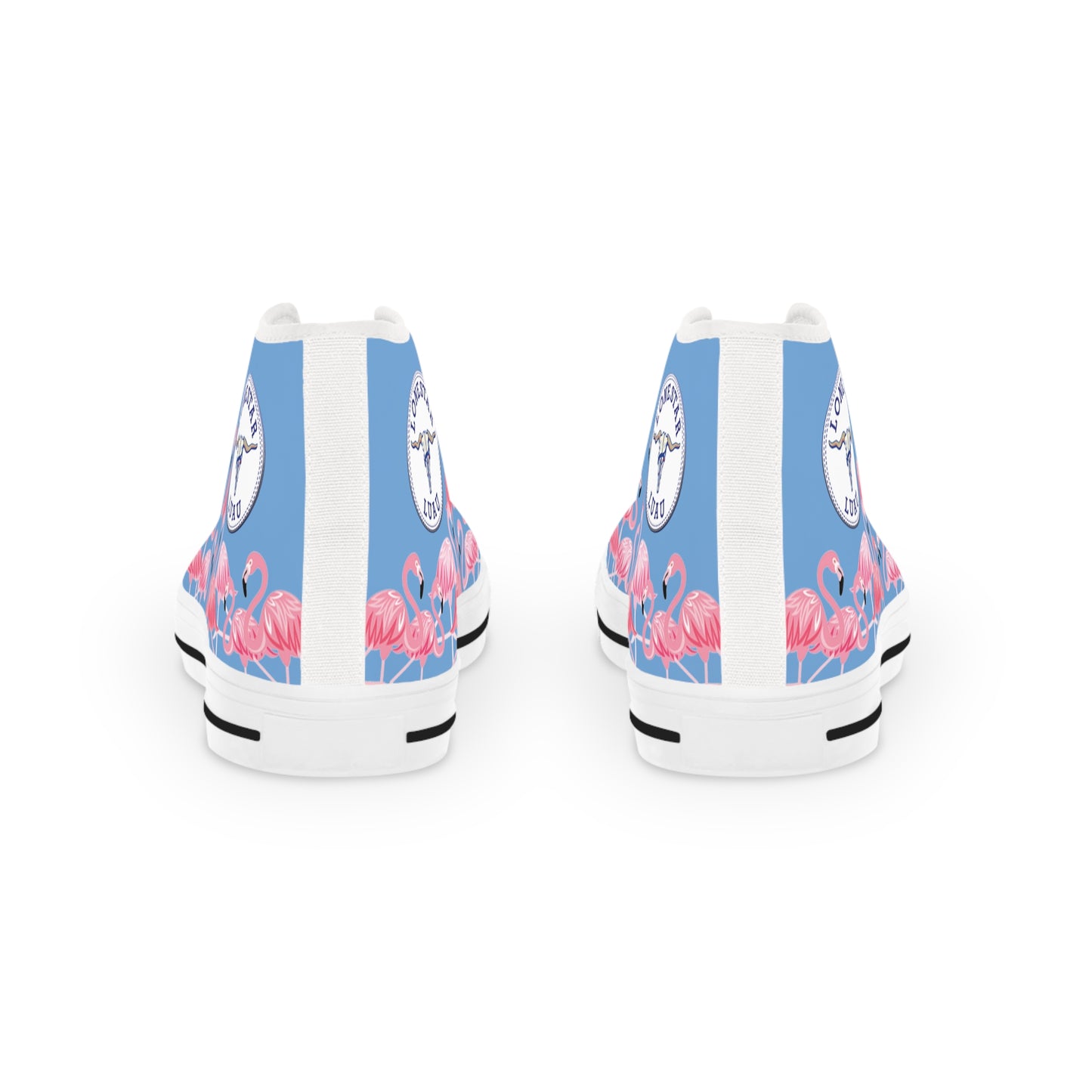 Pink Flamingo High Tops - Men's