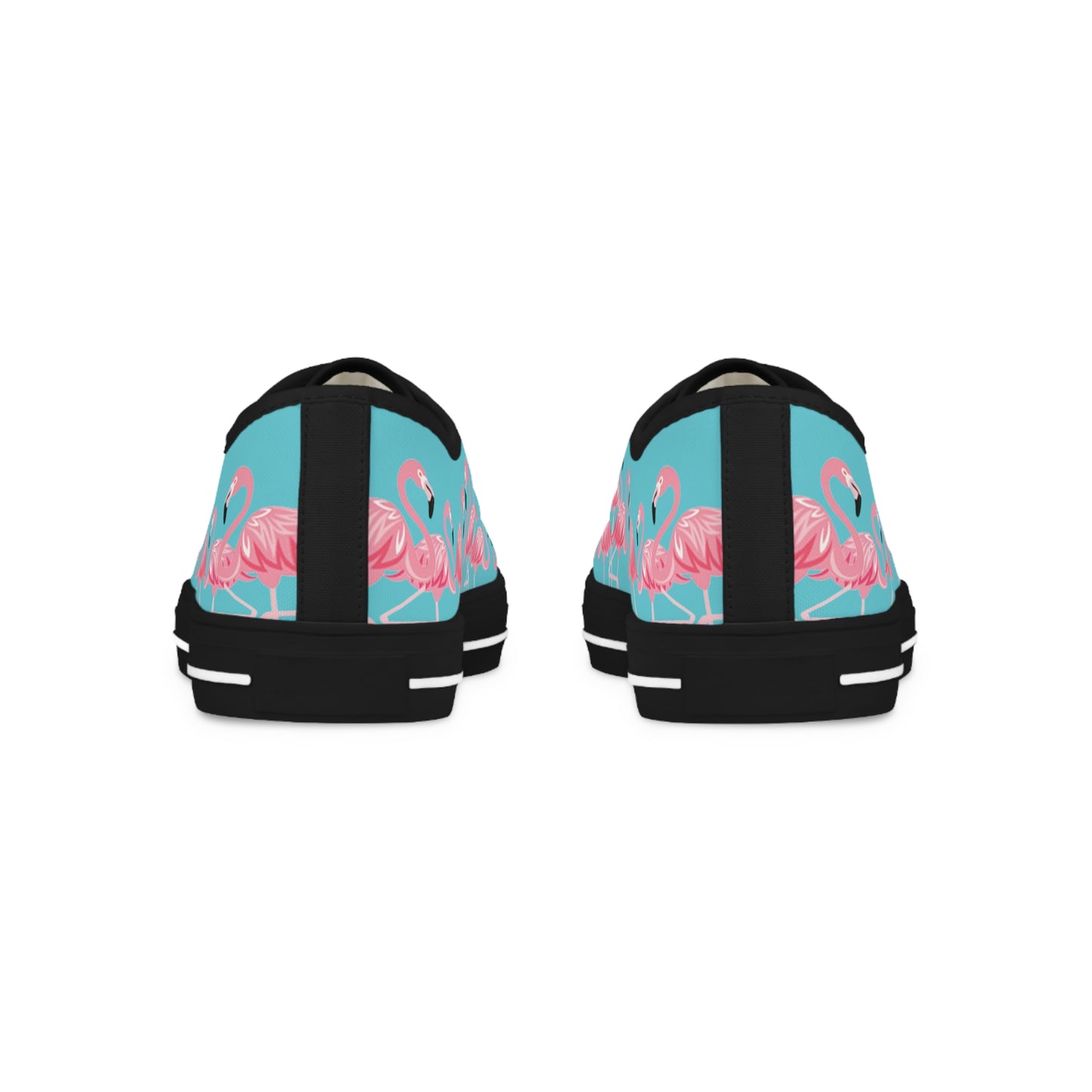 Pink Flamingo Low Tops - Men's Turquoise