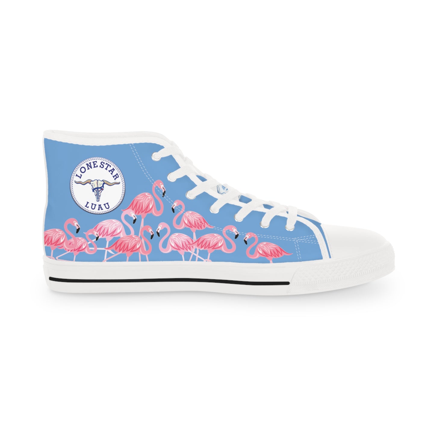 Pink Flamingo High Tops - Men's