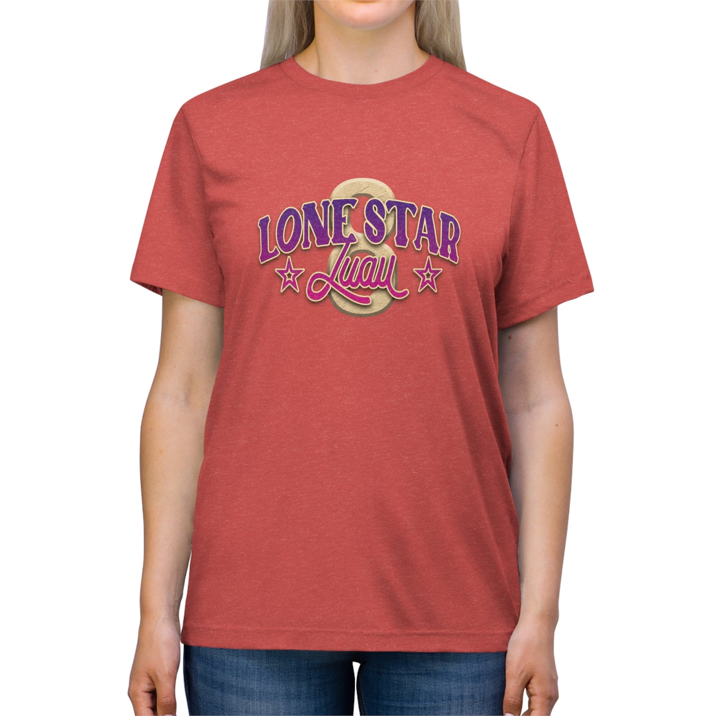 Lone Star Luau 8 Unisex Triblend Tee