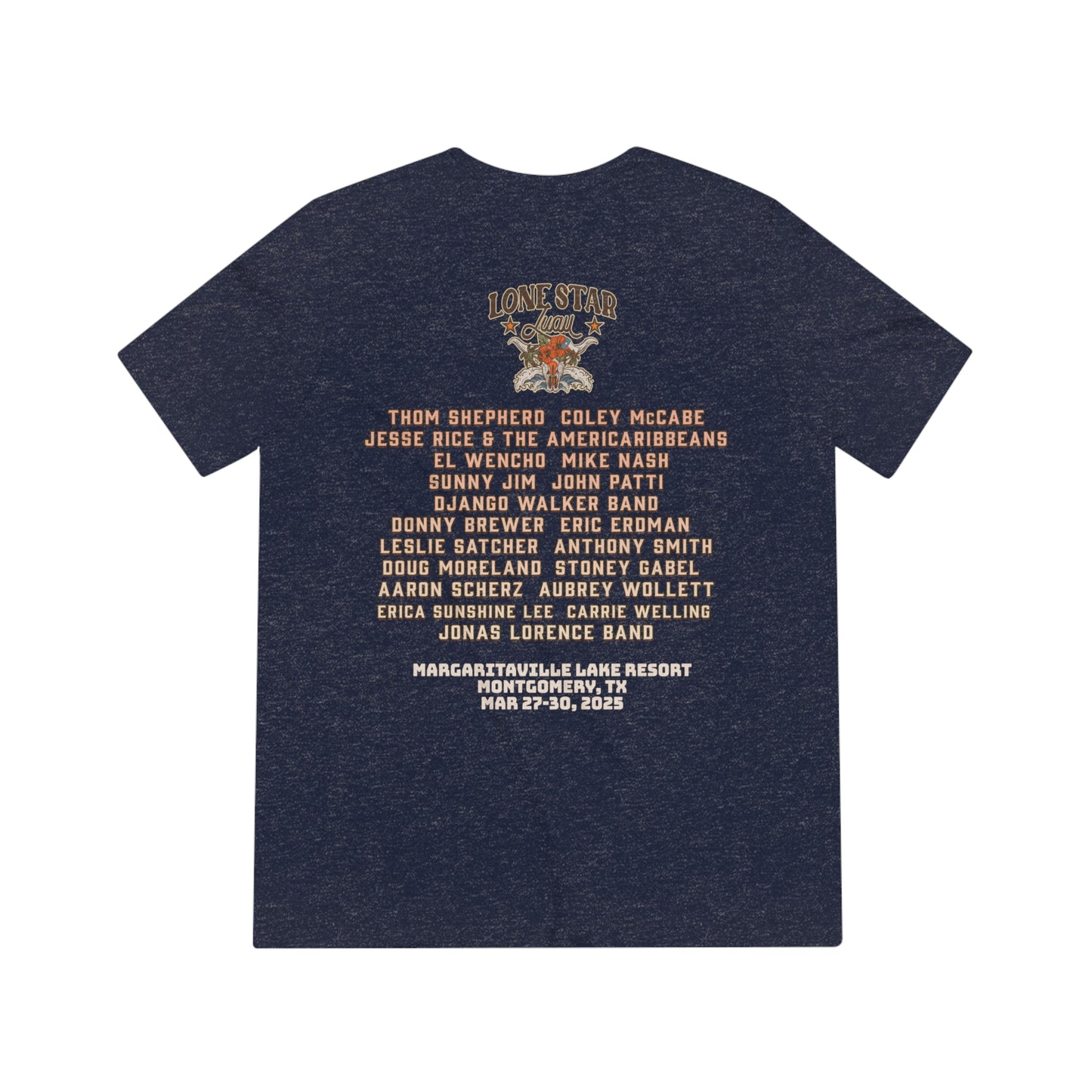 Lone Star Luau 8 Unisex Triblend Tee