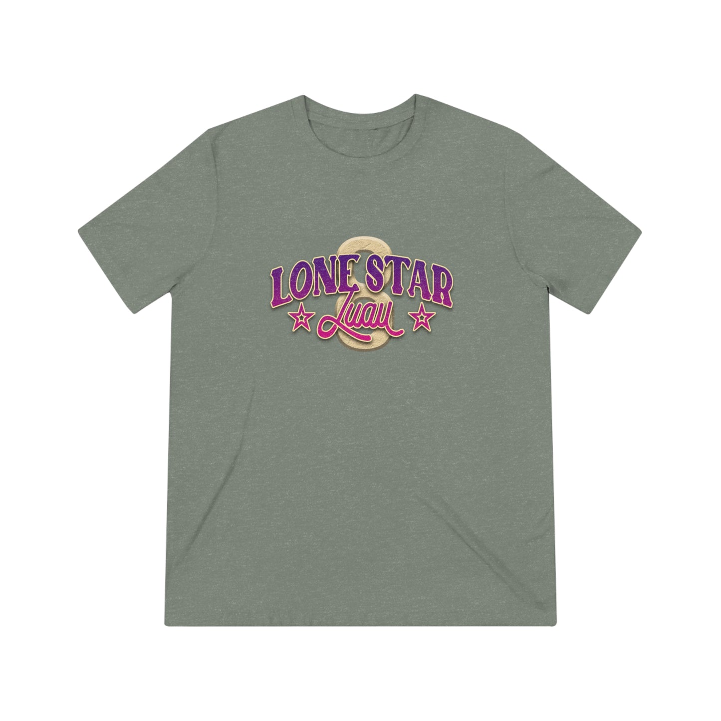 Lone Star Luau 8 Unisex Triblend Tee