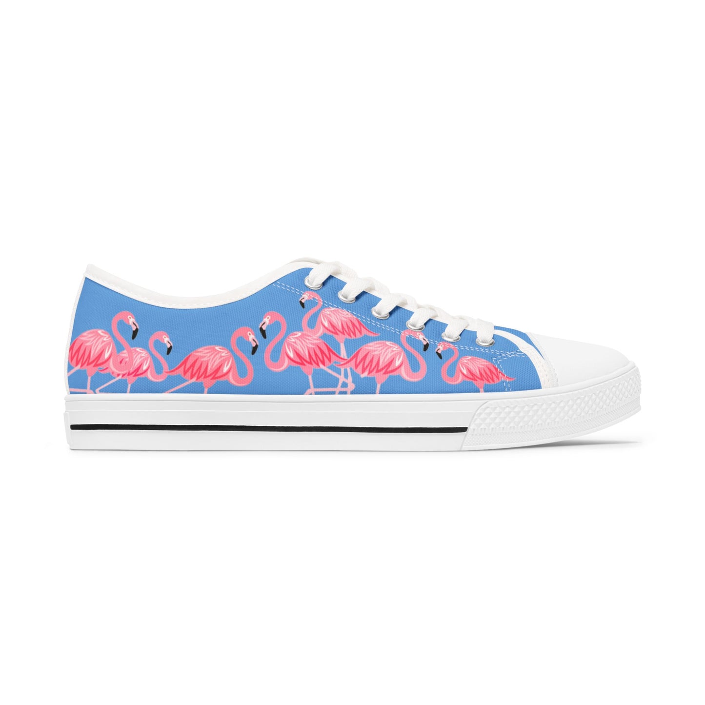 Pink Flamingo Low Top Sneakers - Women's