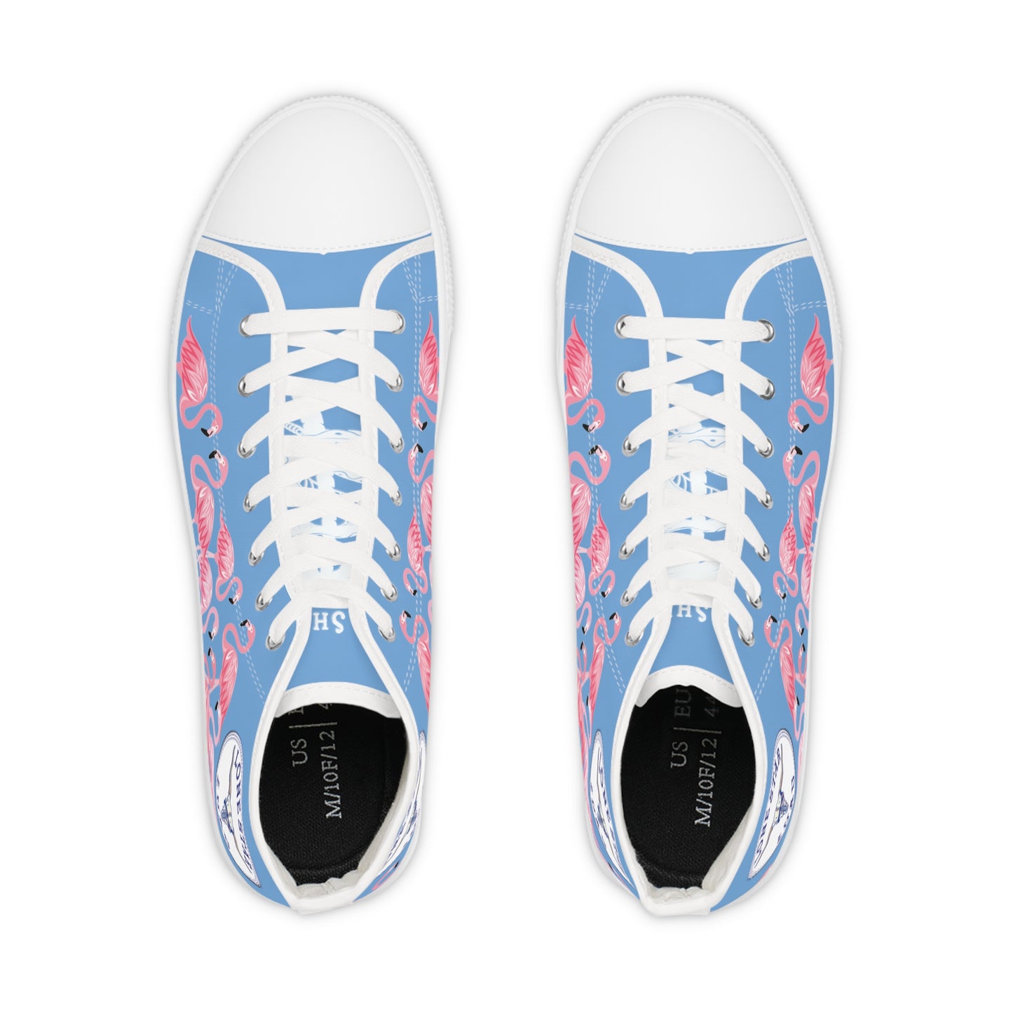 Pink Flamingo High Tops - Men's