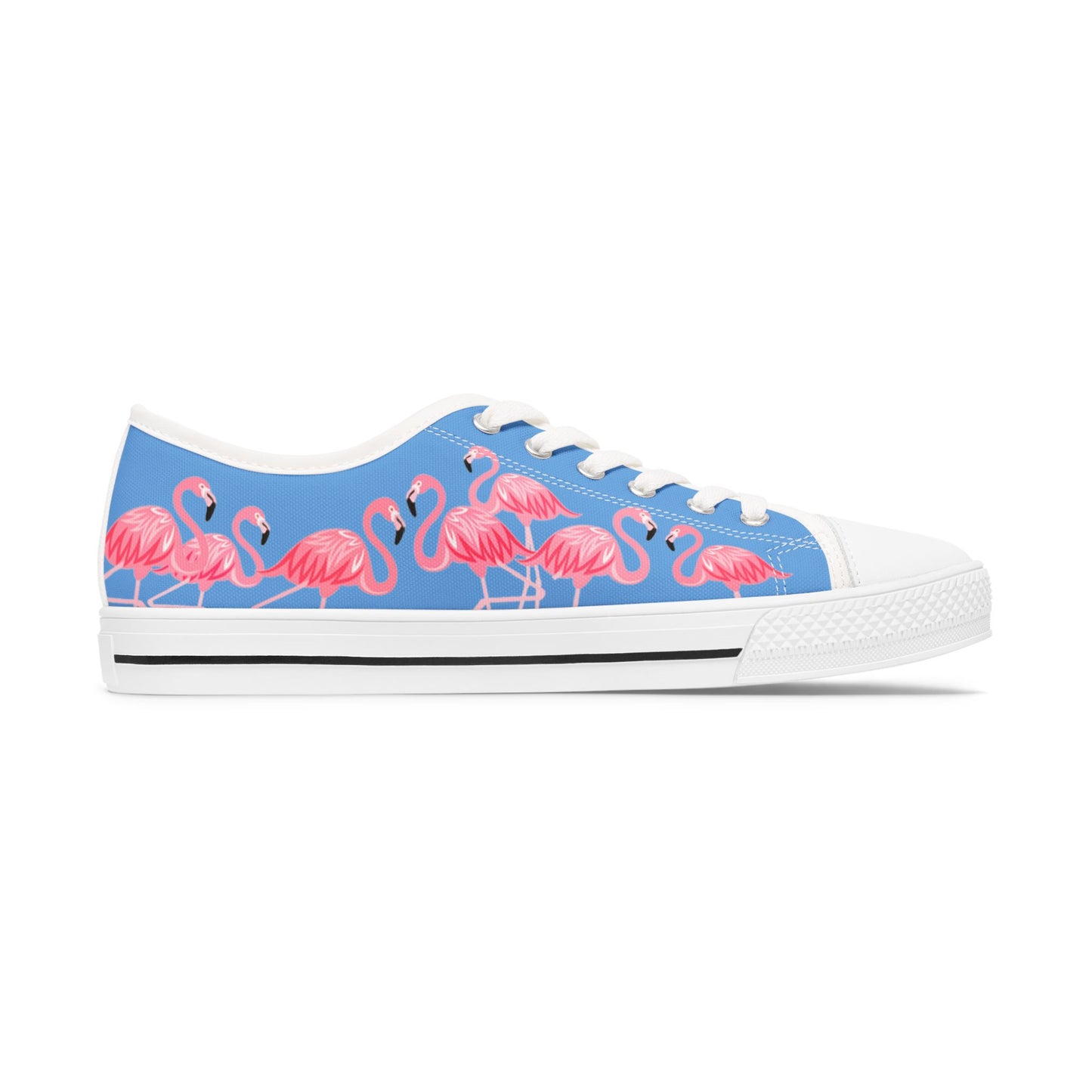 Pink Flamingo Low Top Sneakers - Women's