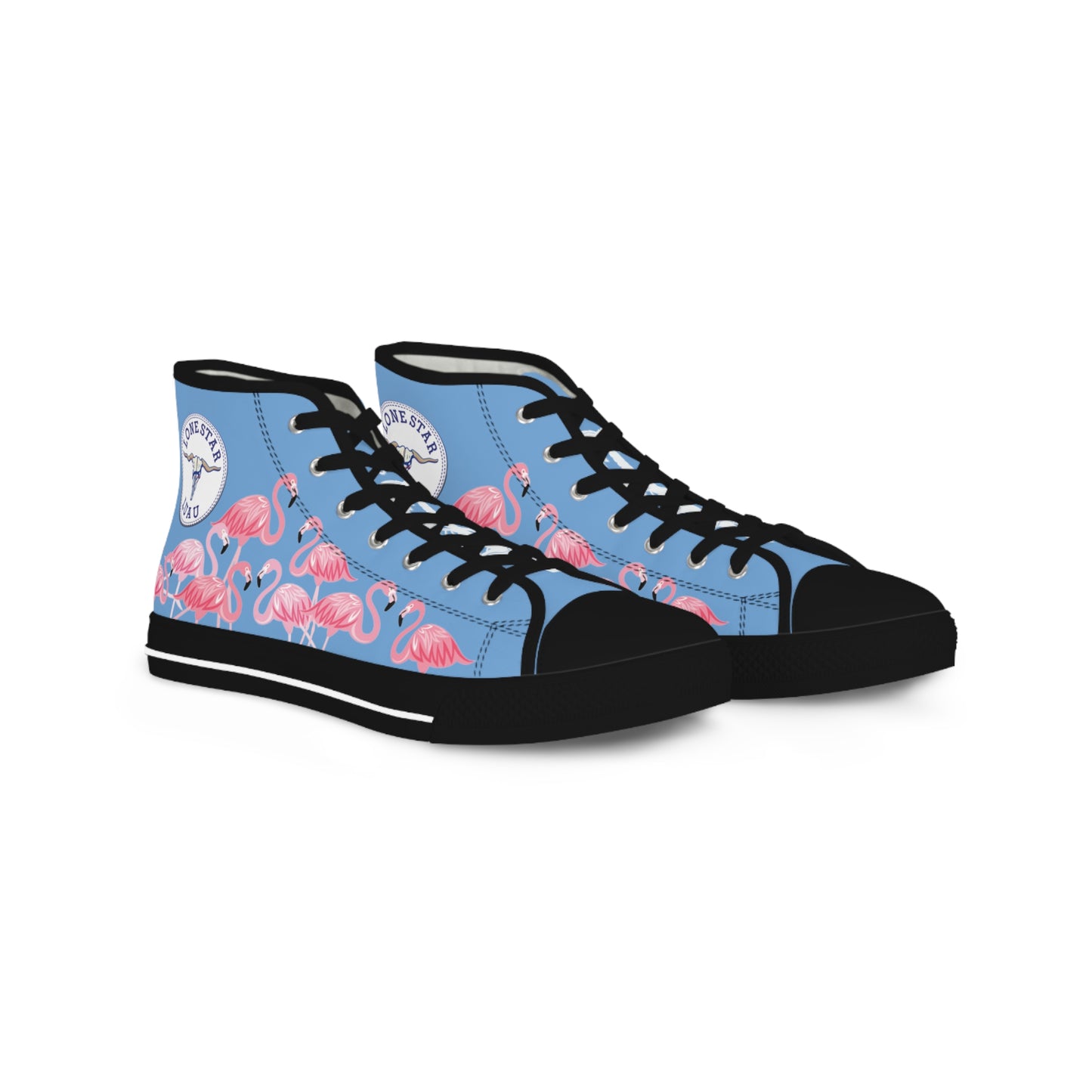 Pink Flamingo High Tops - Men's