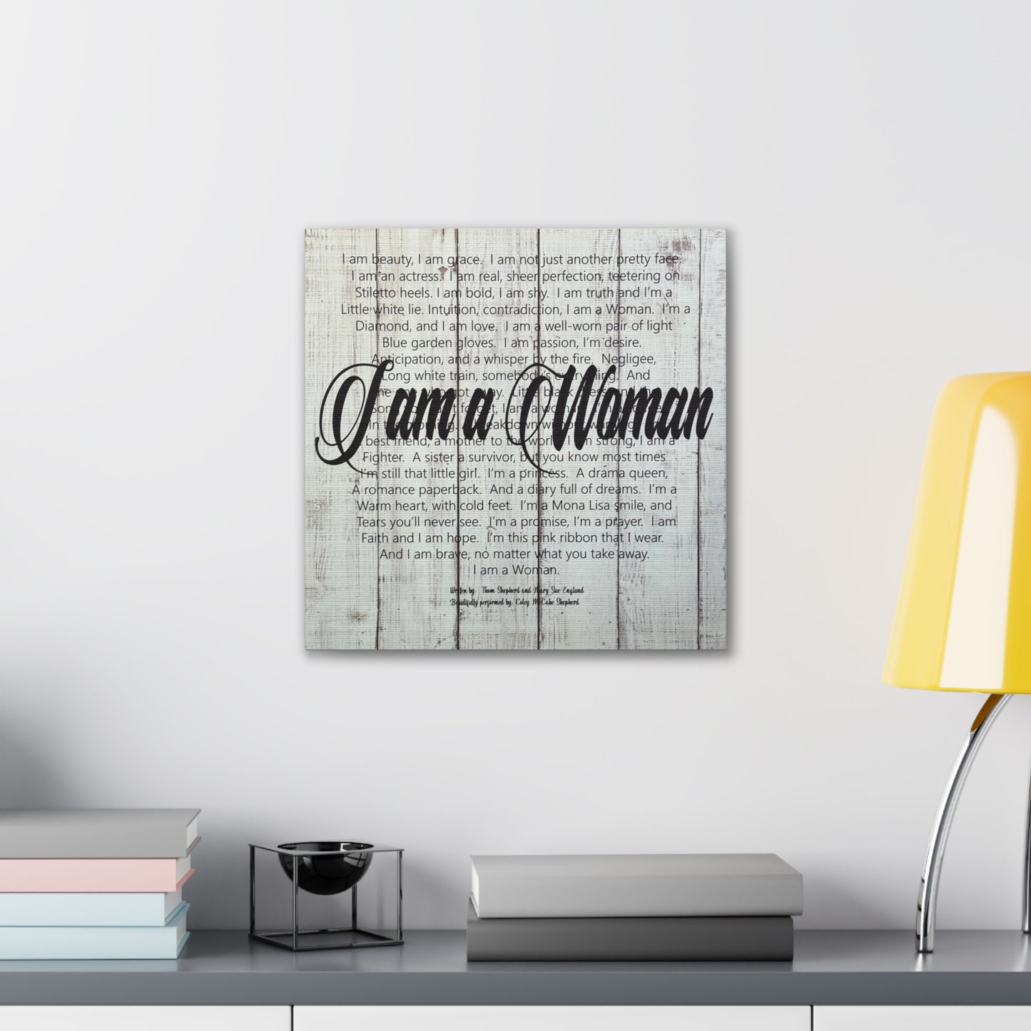 I Am a Woman Canvas Wall Art