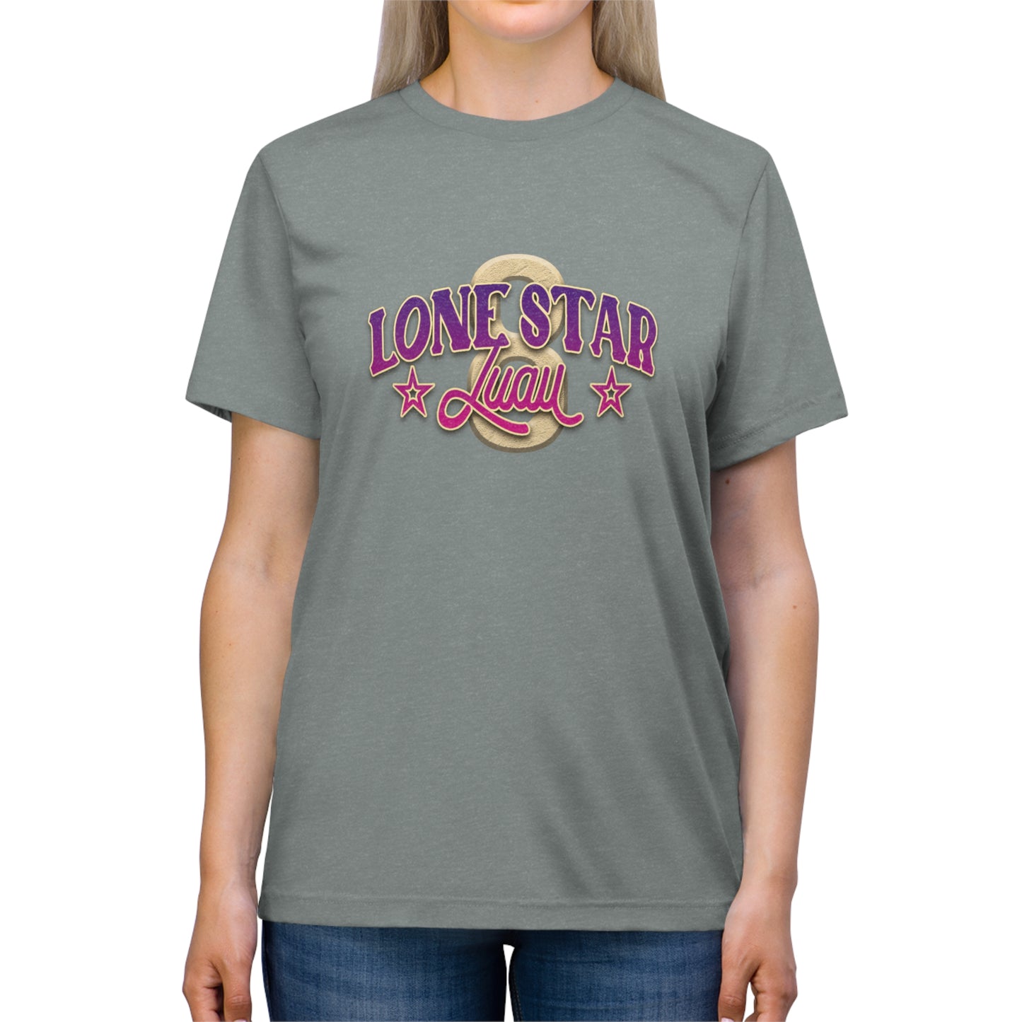 Lone Star Luau 8 Unisex Triblend Tee