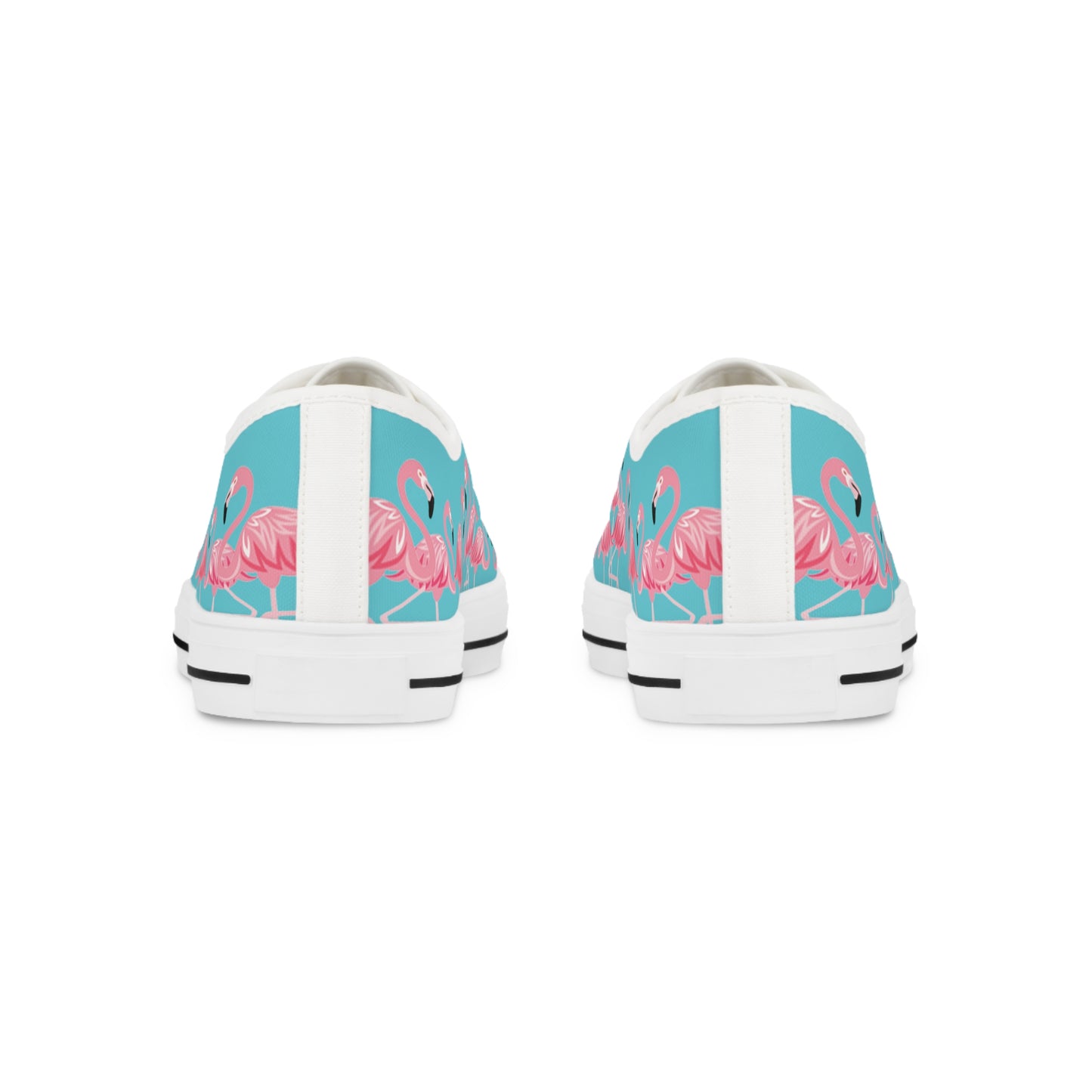 Pink Flamingo Low Tops - Men's Turquoise