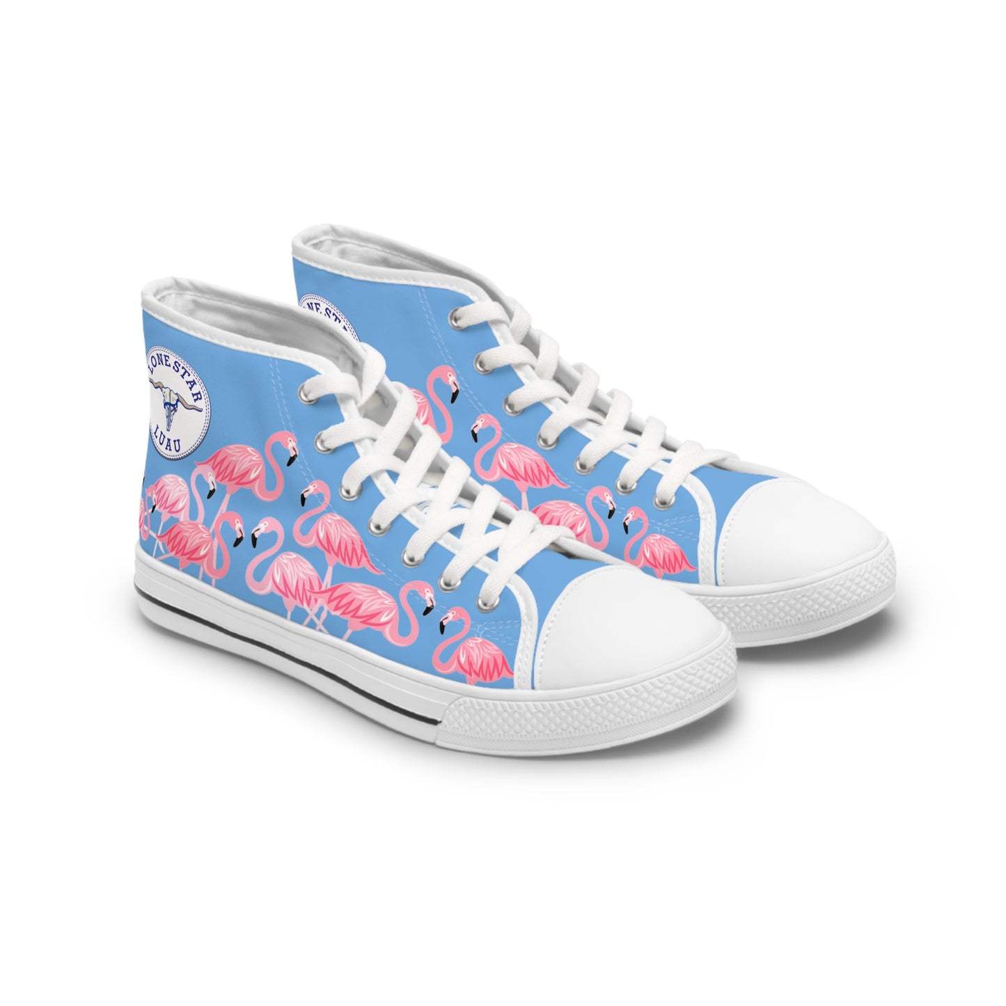 Pink Flamigo High Tops - Women's