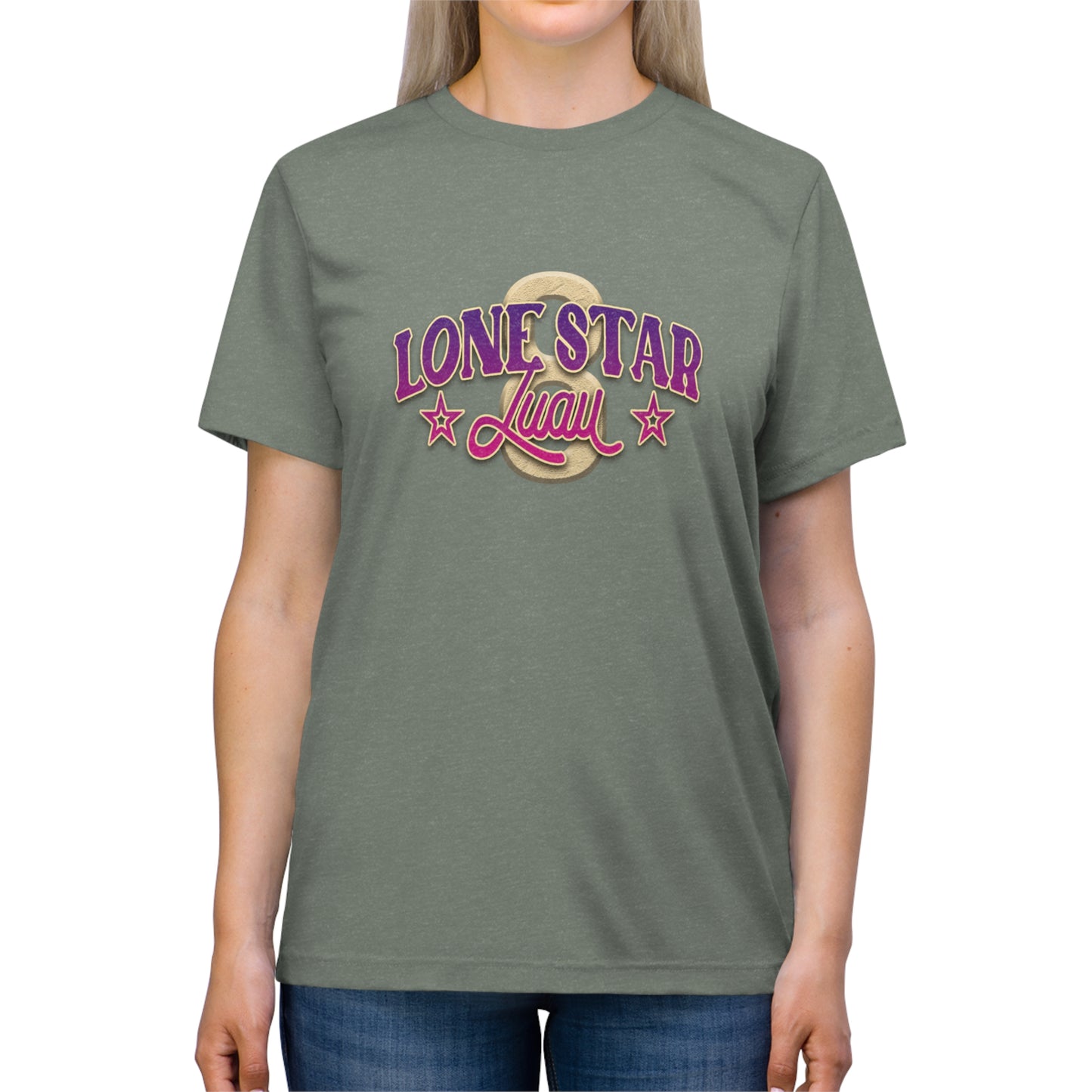 Lone Star Luau 8 Unisex Triblend Tee